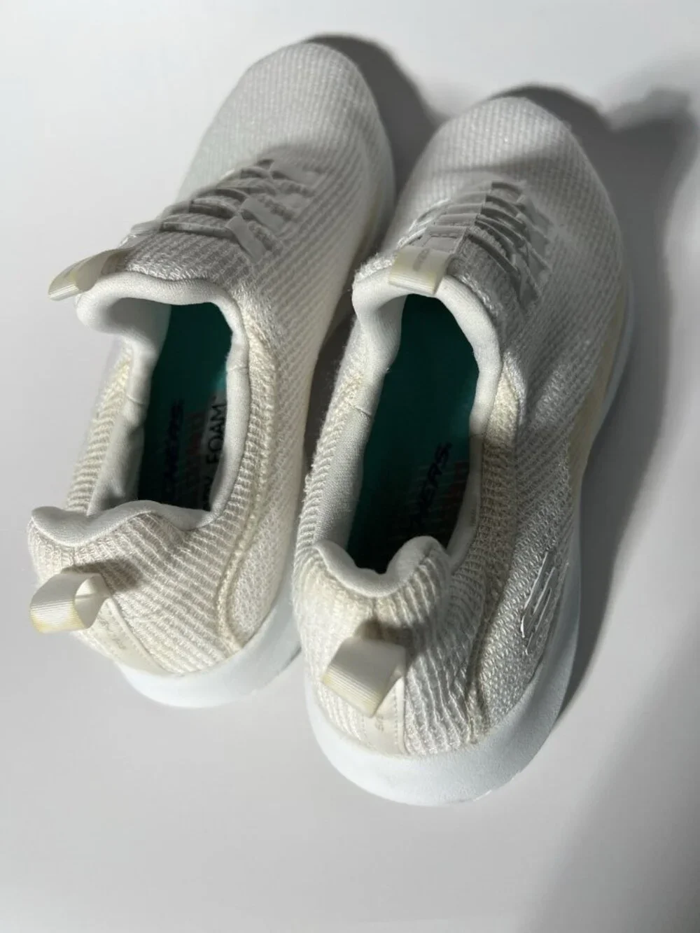 Sport by Skechers Women’s White Sneakers Size 7 Athletic Walking Shoes